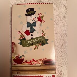 Holiday Time Wall Art - Festive Red and Black